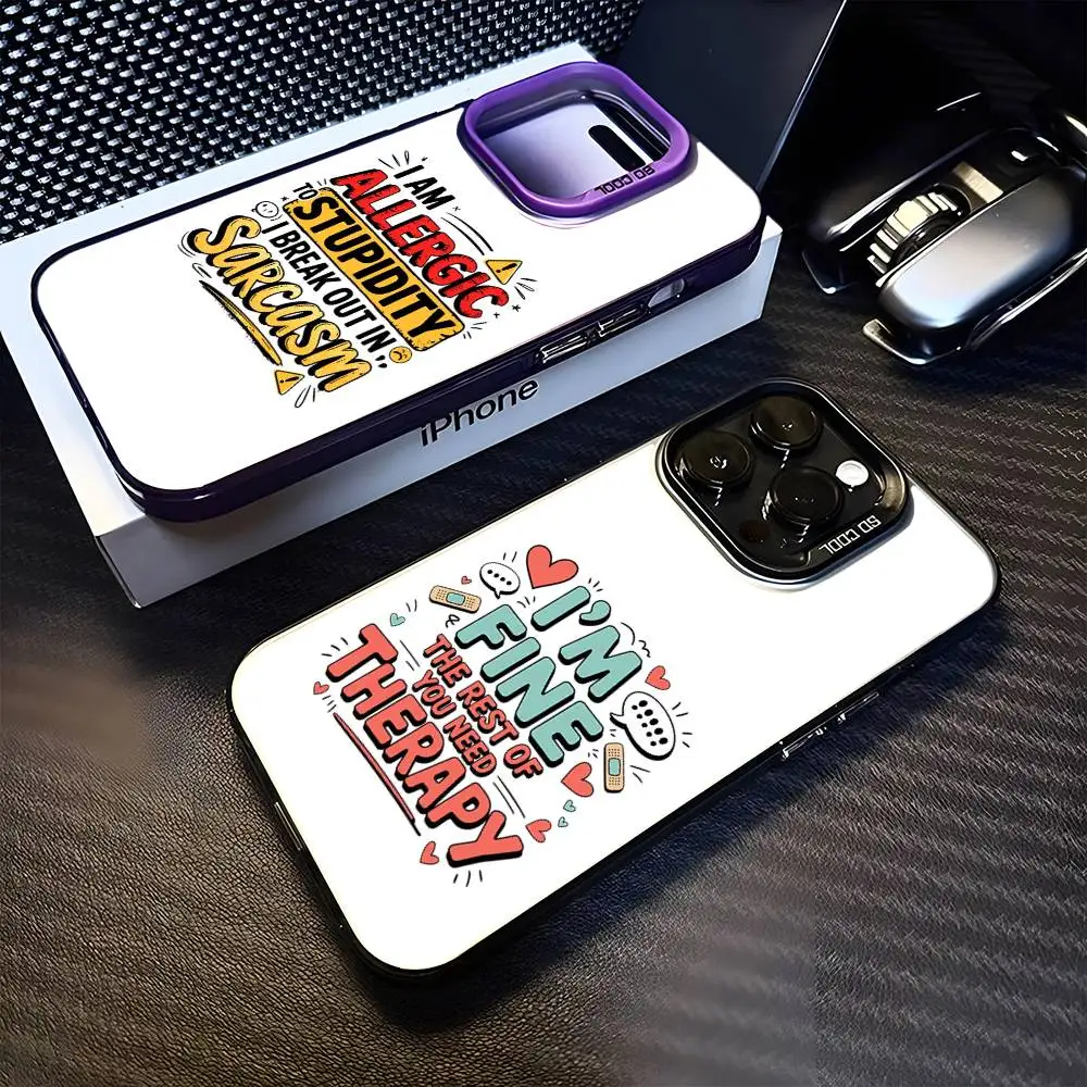 Funny Cat Letters Phone Case For iPhone 16,15,14,13,12,11,Mini,Pro,MAX Purple Matte Shockproof Cover
Funny Cat Letters Phone Case For iPhone 16,15,14,13,12,11,Mini,Pro,MAX Purple Matte Shockproof Cover