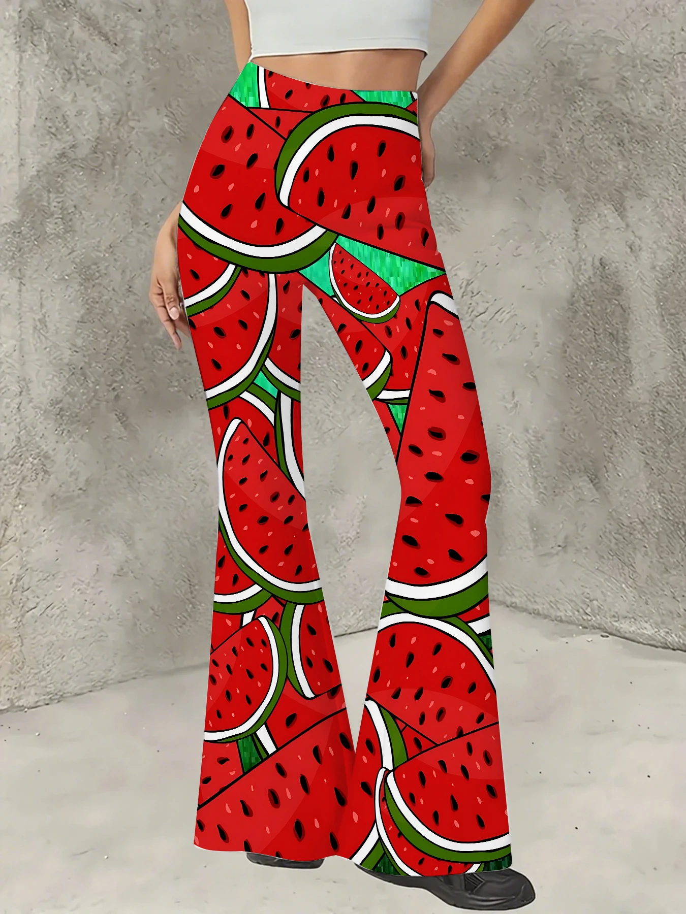 Women's Boho Printed Flare Pants Vintage Knit High Waist Wide Leg Trousers
Women's Boho Printed Flare Pants Vintage Knit High Waist Wide Leg Trousers