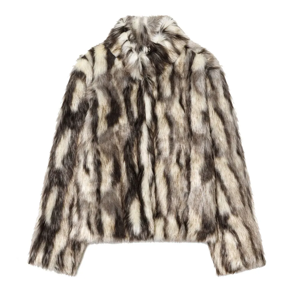 Fashionable Casual Fur Effect Coat Outerwear Women's Clothing Style
Fashionable Casual Fur Effect Coat Outerwear Women's Clothing Style