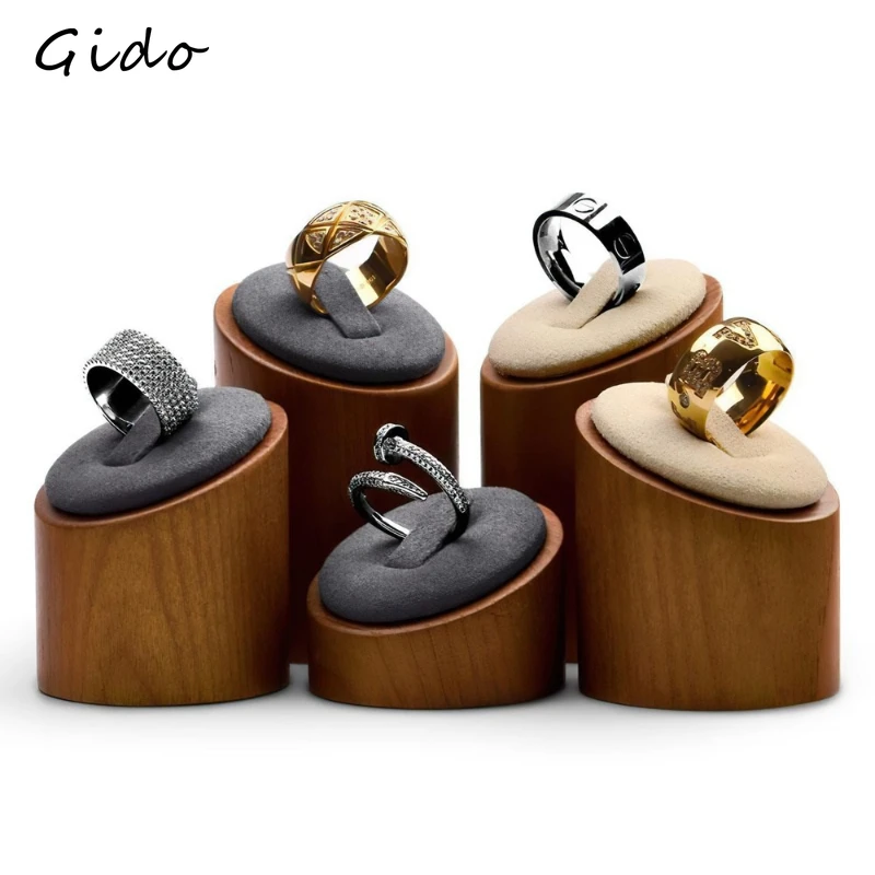 Black Walnut Ring Stud Earrings Display Stand Solid Wood Microfiber Jewelry Storage Display Props Ring Storage Stand
Black Walnut Ring Stud Earrings Display Stand Solid Wood Microfiber Jewelry Storage Display Props Ring Storage Stand