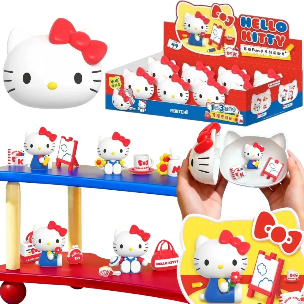 Moetch Hello Kitty Daily Fun Series Blind Box Toys Cute Grain Hello Kitty Doll Model Toys Collect Ornaments
Moetch Hello Kitty Daily Fun Series Blind Box Toys Cute Grain Hello Kitty Doll Model Toys Collect Ornaments