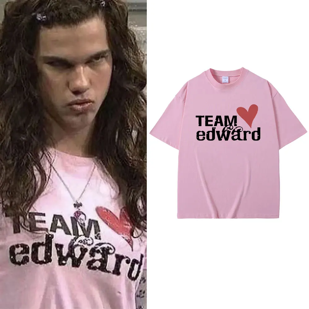 Jacob Wears Team Edward Same Style T Shirt Twilight Fans Clothing Vintage T Shirts Men Women Cotton Casual Oversized T-shirts
Jacob Wears Team Edward Same Style T Shirt Twilight Fans Clothing Vintage T Shirts Men Women Cotton Casual Oversized T-shirts