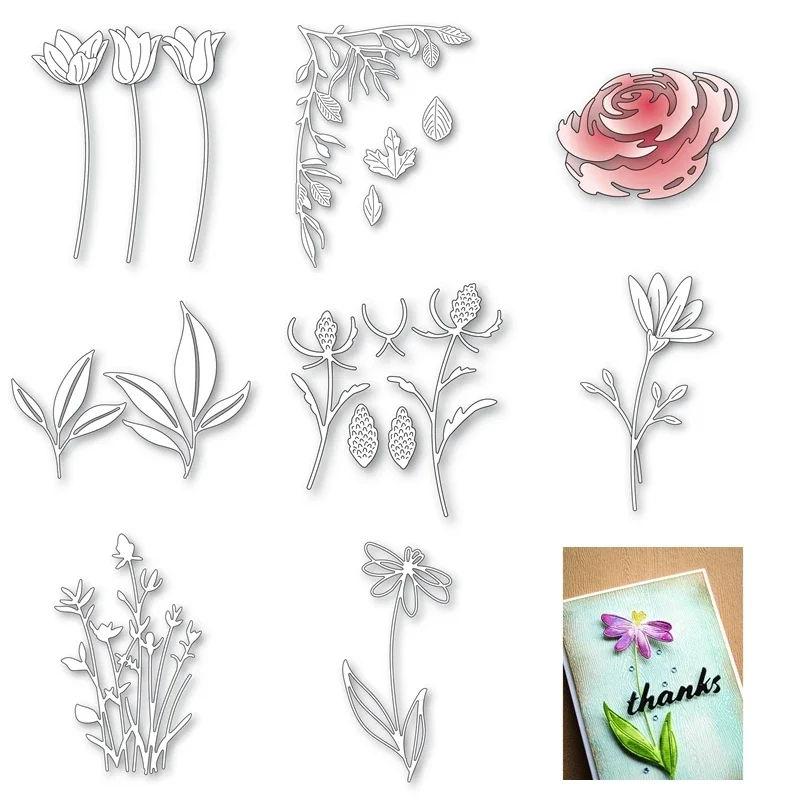 Spring Layered Tulips Rose Wayfarer Leaves Metal Cutting Dies for New Arrivals 2023 Scrapbooking Frame Card Craft Supplies
Spring Layered Tulips Rose Wayfarer Leaves Metal Cutting Dies for New Arrivals 2023 Scrapbooking Frame Card Craft Supplies