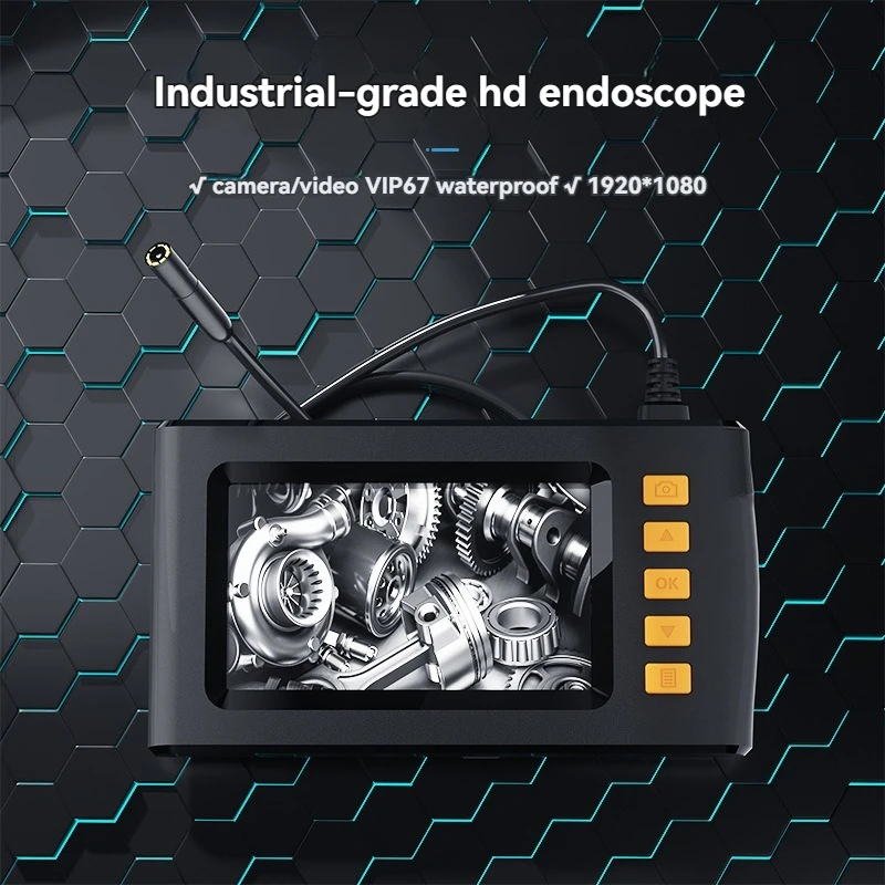 4.3 inch HD screen industrial endoscope 8mm waterproof single/dual lens car maintenance pipeline camera probe
4.3 inch HD screen industrial endoscope 8mm waterproof single/dual lens car maintenance pipeline camera probe