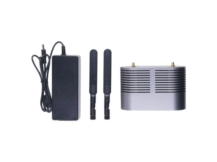 Jetson SUB Mini PC-Silver with Jetson Xavier NX module, Aluminium case with heatsink, 128GB SSD, WiFi, Antennas and pre-installe
Jetson SUB Mini PC-Silver with Jetson Xavier NX module, Aluminium case with heatsink, 128GB SSD, WiFi, Antennas and pre-installe