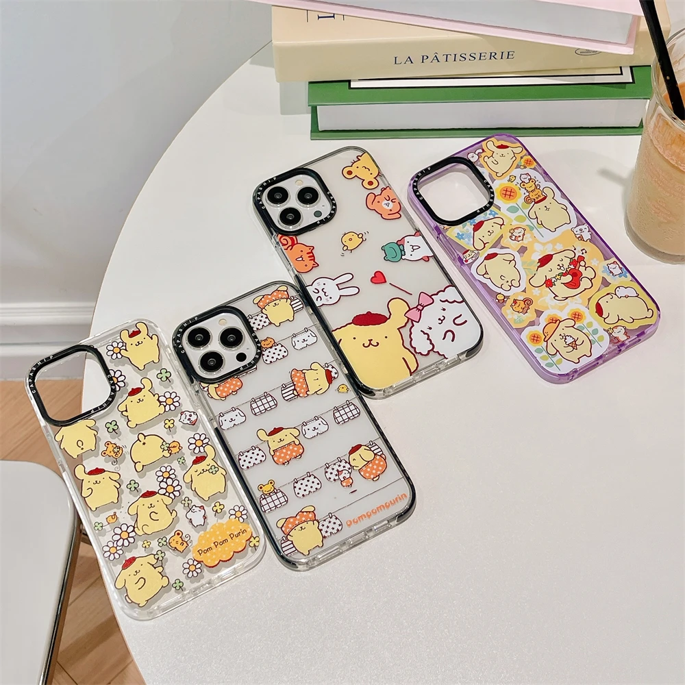 Luxury Pom Pom Purin Soft Clear Case protection for iPhone 16 15 13 12 11 14 Pro Max XR 7 8 Plus X SE Pompompurin Original Coque
Luxury Pom Pom Purin Soft Clear Case protection for iPhone 16 15 13 12 11 14 Pro Max XR 7 8 Plus X SE Pompompurin Original Coque
