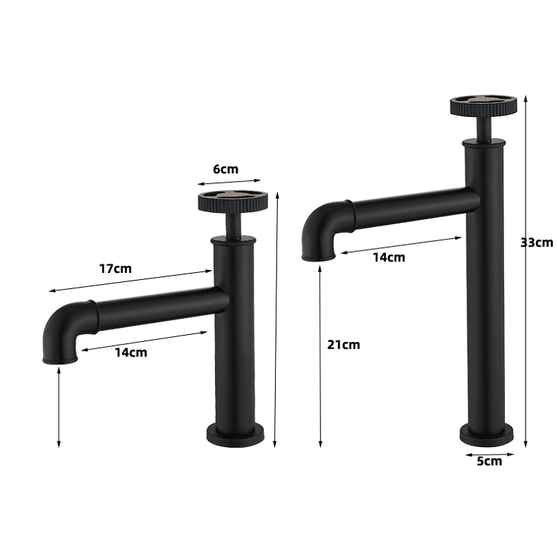 Matte Black Basin Faucet Retro Industrial Style Bathroom Sink Faucet Brass Cold Hot Water Mixer Tap Crane Lavatory Vessel Tap
Matte Black Basin Faucet Retro Industrial Style Bathroom Sink Faucet Brass Cold Hot Water Mixer Tap Crane Lavatory Vessel Tap