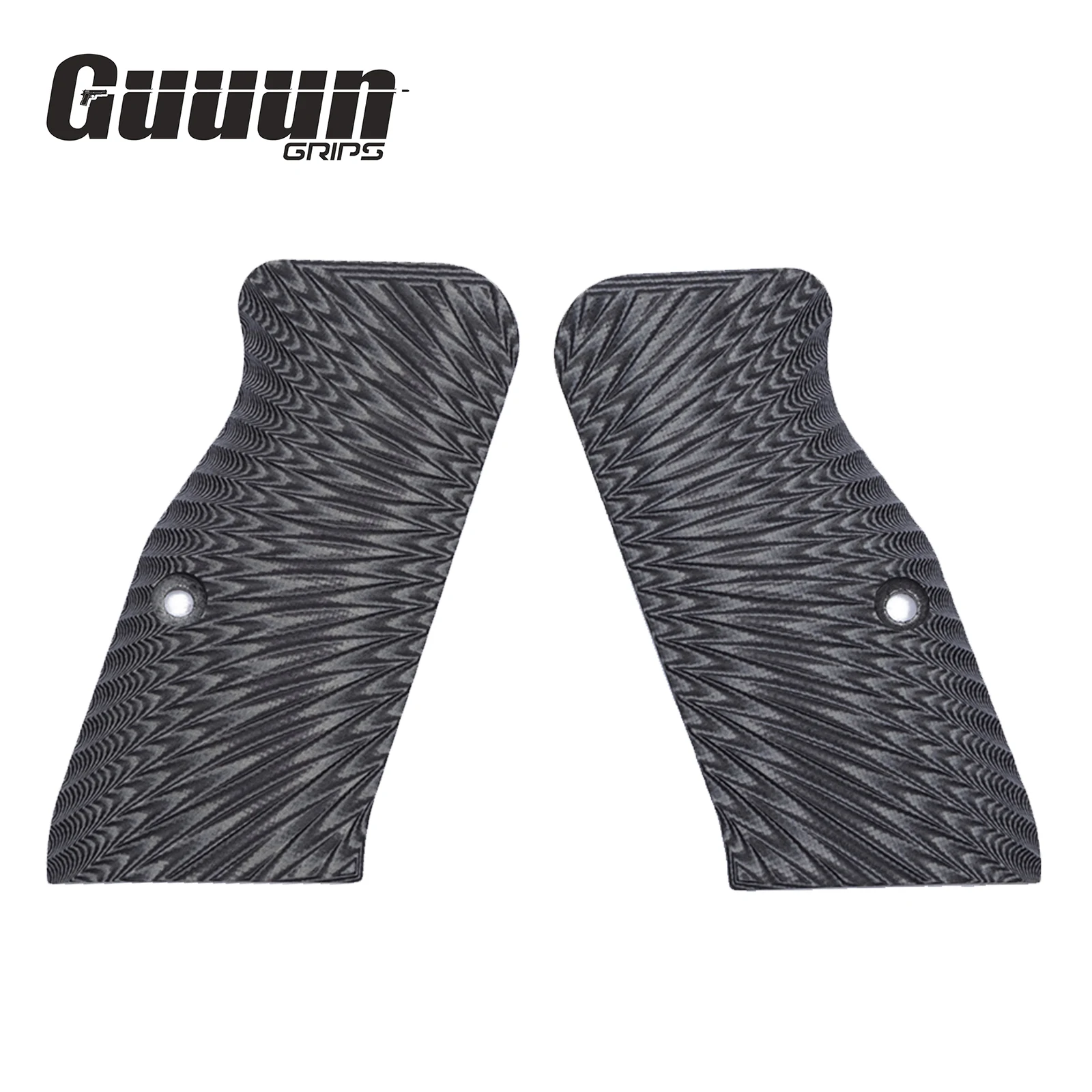 Guuun G10 Grips for Large Frame Tanfoglio / EAA Witness Starburst Texture Medium
Guuun G10 Grips for Large Frame Tanfoglio / EAA Witness Starburst Texture Medium