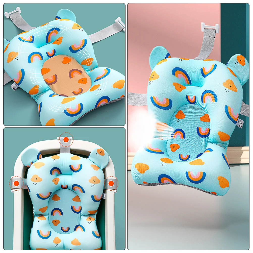 1pc Seat Supportrainbow Cloud Pattern Infant Bath Cradle Bathtub Sling Suspension Pad Lightweight Breathable Bathtub Holder
1pc Seat Supportrainbow Cloud Pattern Infant Bath Cradle Bathtub Sling Suspension Pad Lightweight Breathable Bathtub Holder