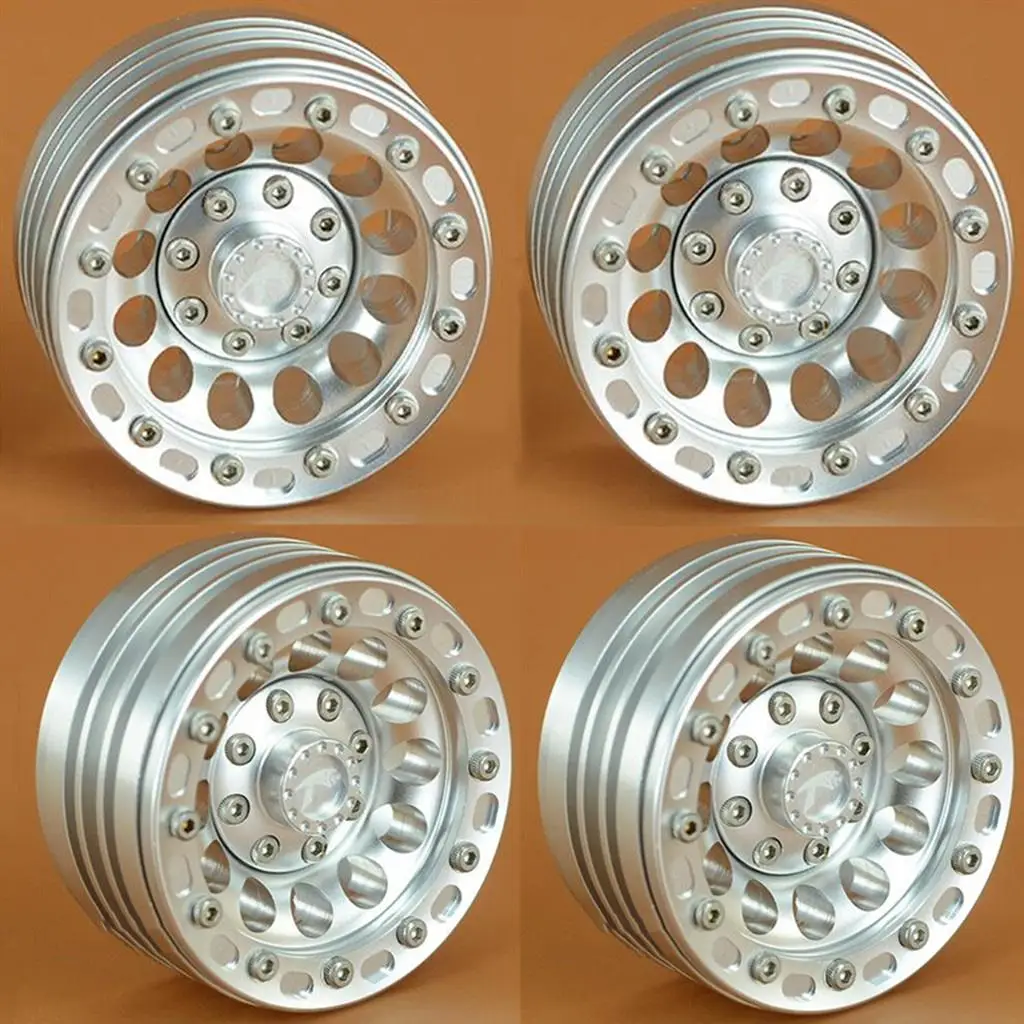 High Quality 1.9inch Alloy RC Beadlock Wheel Rims Silver for Axial SCX10 II 90046 Traxxas TRX4 D90 1/10 Accessories
High Quality 1.9inch Alloy RC Beadlock Wheel Rims Silver for Axial SCX10 II 90046 Traxxas TRX4 D90 1/10 Accessories
