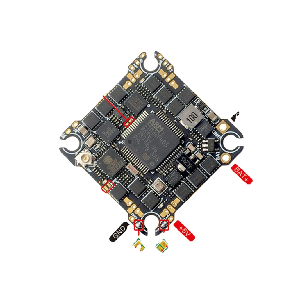 Superf405hd ELRS AIO 3In1 Flight Controller Built-In 20A ESC UART 2.4G ELRS RX 2-4S 25.5X25.5Mm For FPV Whoop Drone-Y18A
Superf405hd ELRS AIO 3In1 Flight Controller Built-In 20A ESC UART 2.4G ELRS RX 2-4S 25.5X25.5Mm For FPV Whoop Drone-Y18A