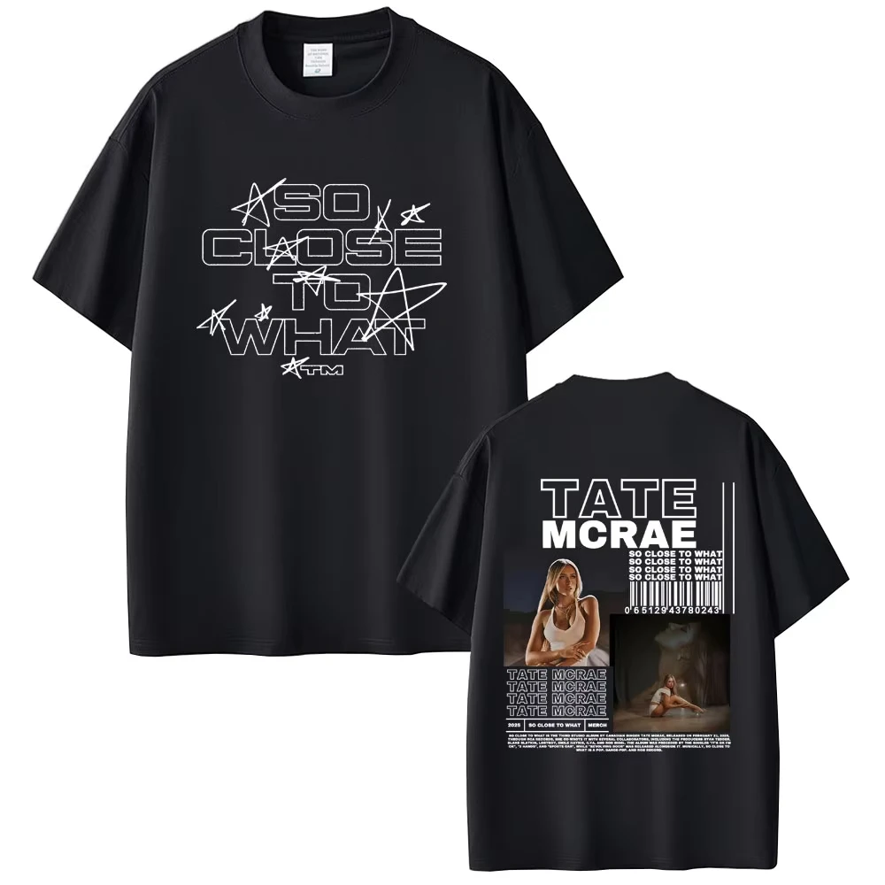 Tate Mcrae Album So Close To What Miss Possessive 2025 World Tour T Shirt Men Women Fashion Pop Music T Shirts Oversized T-shirt
Tate Mcrae Album So Close To What Miss Possessive 2025 World Tour T Shirt Men Women Fashion Pop Music T Shirts Oversized T-shirt