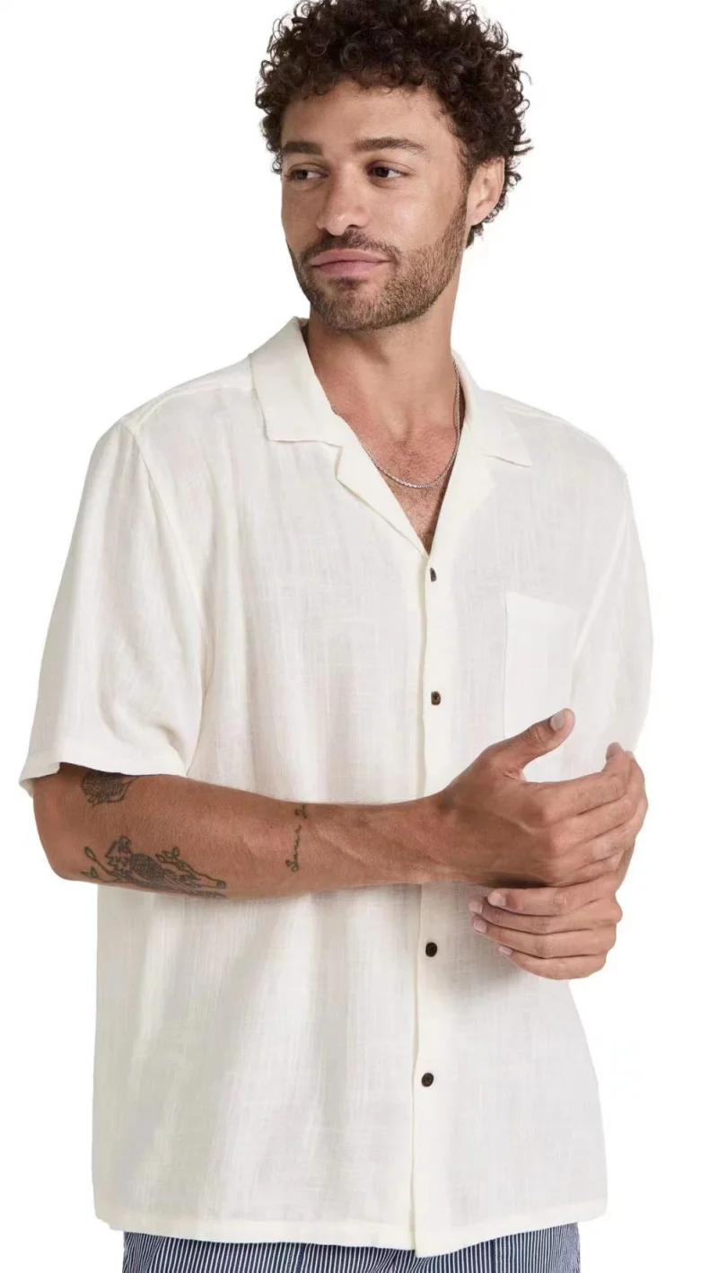 Loose Fit Men's ort Sve Cotton Linen irt Pure Color Casual Mens irts Youth Faion All Seasons Turn down Collar
Loose Fit Men's ort Sve Cotton Linen irt Pure Color Casual Mens irts Youth Faion All Seasons Turn down Collar