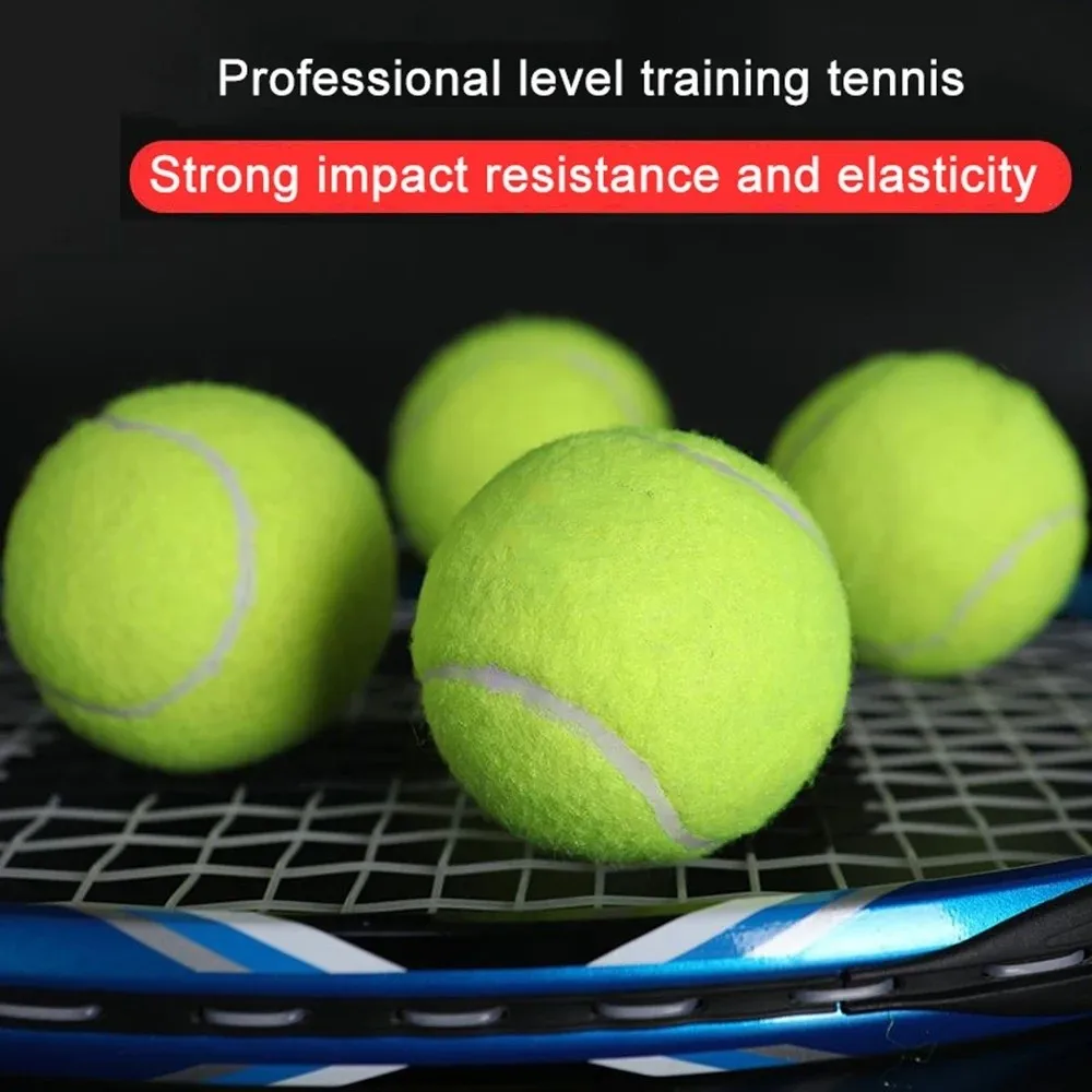 New Elasticity Tennis Balls Durable Non-Toxic Pet Playing Balls Practice Ball Tennis Club
New Elasticity Tennis Balls Durable Non-Toxic Pet Playing Balls Practice Ball Tennis Club