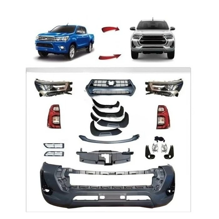 GZDL4WD Auto Exterior Accessories Front Bumper Body Kits for Hilux 2021 Revo to Rocco
GZDL4WD Auto Exterior Accessories Front Bumper Body Kits for Hilux 2021 Revo to Rocco