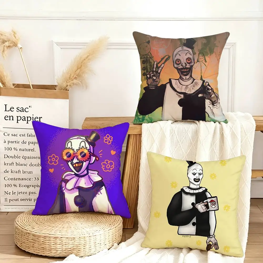 Art the Clown horror T-Terrifier Various Sizes Square Pillow Case For Car Home Bedchamber Decor
Art the Clown horror T-Terrifier Various Sizes Square Pillow Case For Car Home Bedchamber Decor