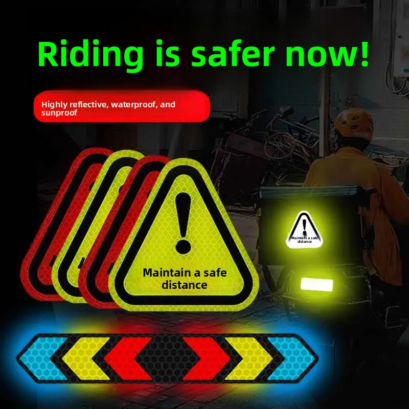 Reflective Stickers Car Distance Keeping Decal Night Light Vehicle Decorative Helmet New Driver Road Body Decal
Reflective Stickers Car Distance Keeping Decal Night Light Vehicle Decorative Helmet New Driver Road Body Decal