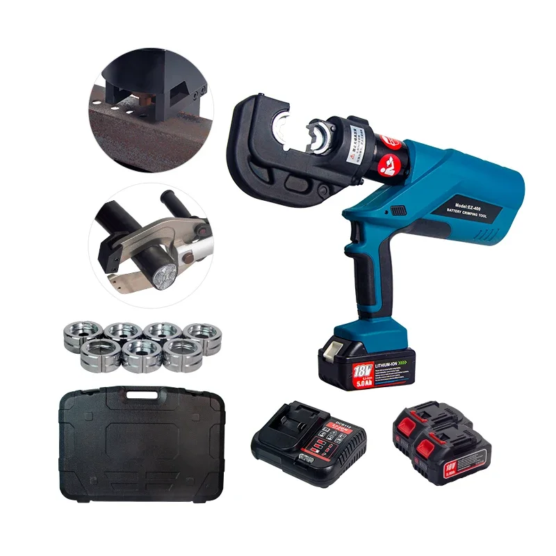 YJ--EZ-400H Multifunction Electrohydraulic Cable Cutting, Crimping and Punching Three in One
YJ--EZ-400H Multifunction Electrohydraulic Cable Cutting, Crimping and Punching Three in One