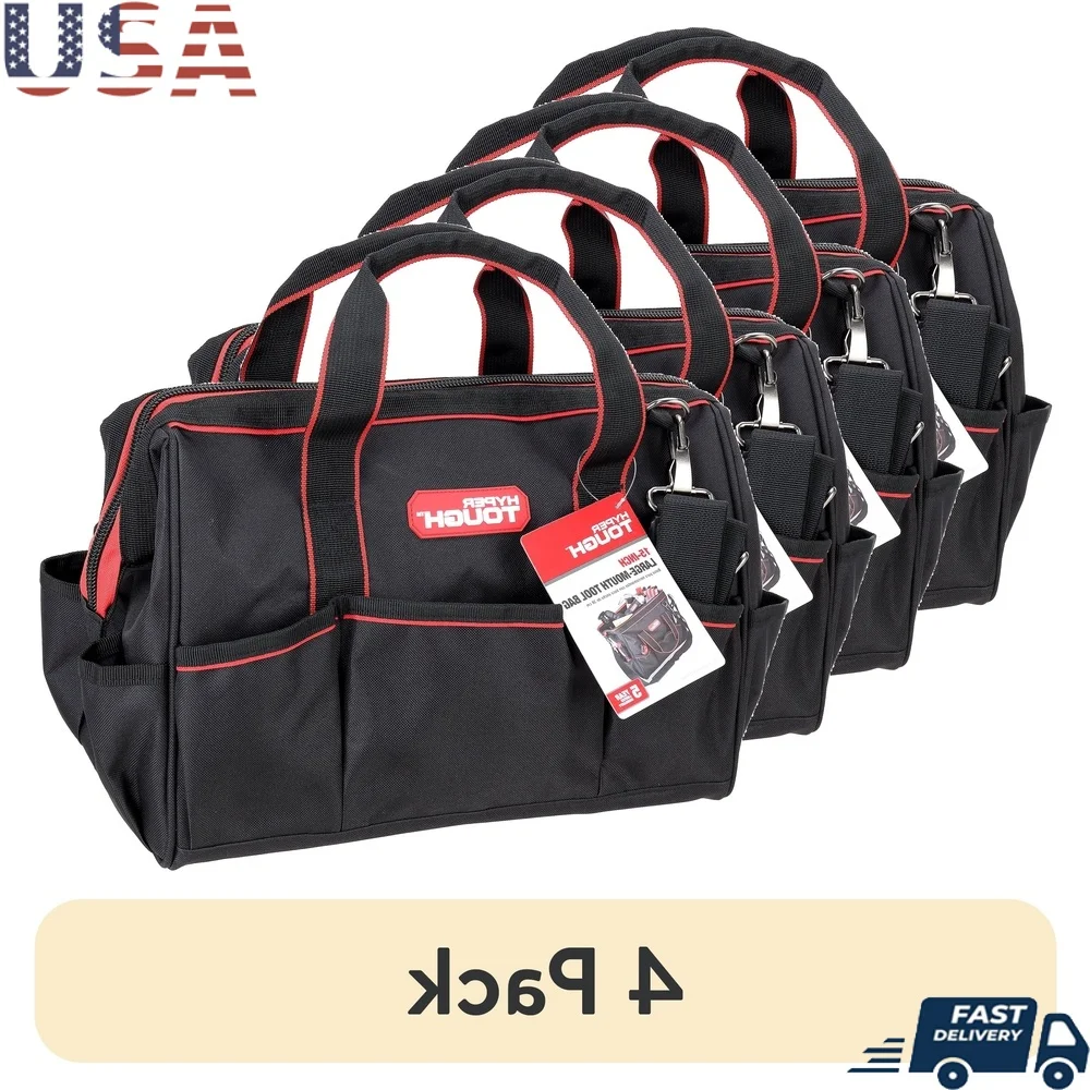 15 Inch Durable Tool Bag with 8 Internal Pockets Large Mouth Design Adjustable Shoulder Strap Easy Transport
15 Inch Durable Tool Bag with 8 Internal Pockets Large Mouth Design Adjustable Shoulder Strap Easy Transport