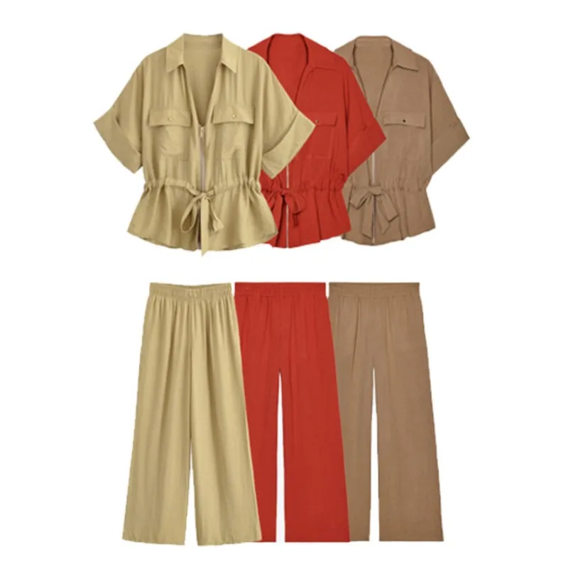 Casual Loose Shirt Women Fashion Solid Zipper V Neck Short Sleeves Blouse 2025 New Summer Office Lady Turn-down Collar Shirts
Casual Loose Shirt Women Fashion Solid Zipper V Neck Short Sleeves Blouse 2025 New Summer Office Lady Turn-down Collar Shirts