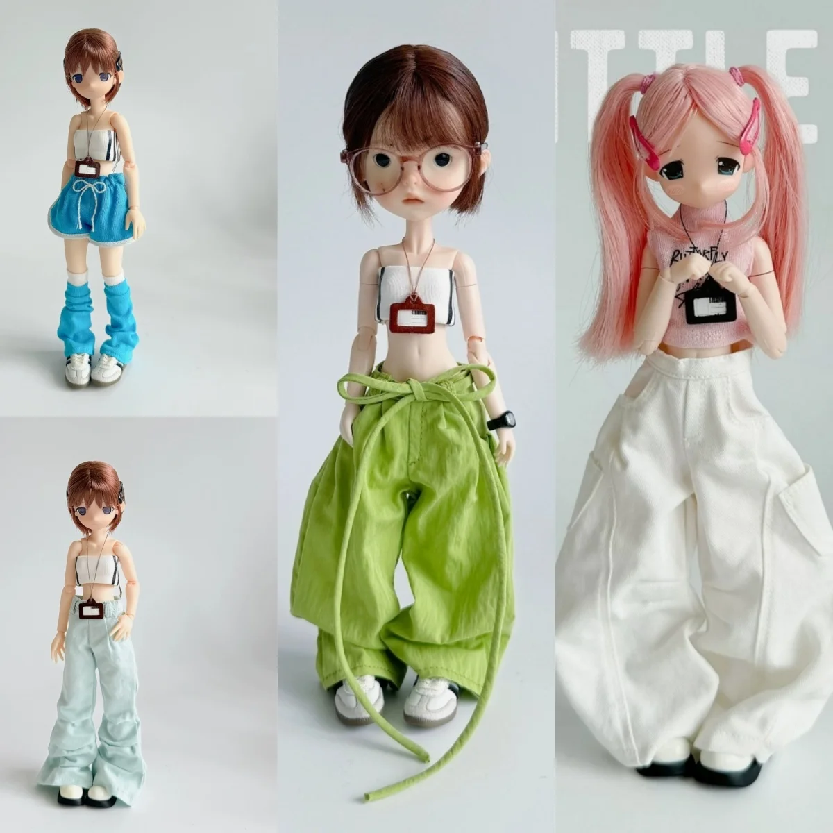 【60days Made】Only Pants Female Doll's Clothing Accessories Sports Shorts Flared Pants Culottes Fit Girl Action Body For Blyth
【60days Made】Only Pants Female Doll's Clothing Accessories Sports Shorts Flared Pants Culottes Fit Girl Action Body For Blyth