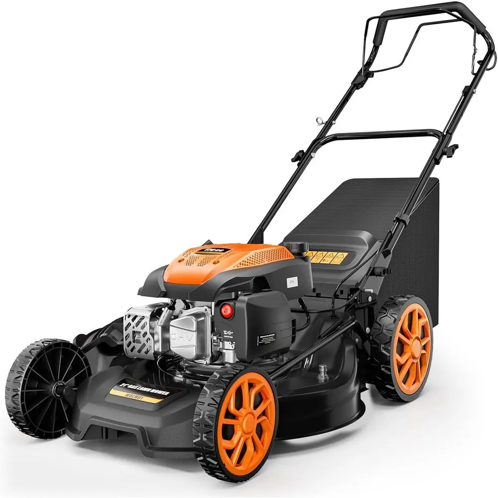 21" Sel-Propelled Gas Lawn Mower, 170CC Engine, 3-in-1 with Mulching and Side Discharge, 7 Position Cutting Height Adjusent or Y
21" Sel-Propelled Gas Lawn Mower, 170CC Engine, 3-in-1 with Mulching and Side Discharge, 7 Position Cutting Height Adjusent or Y