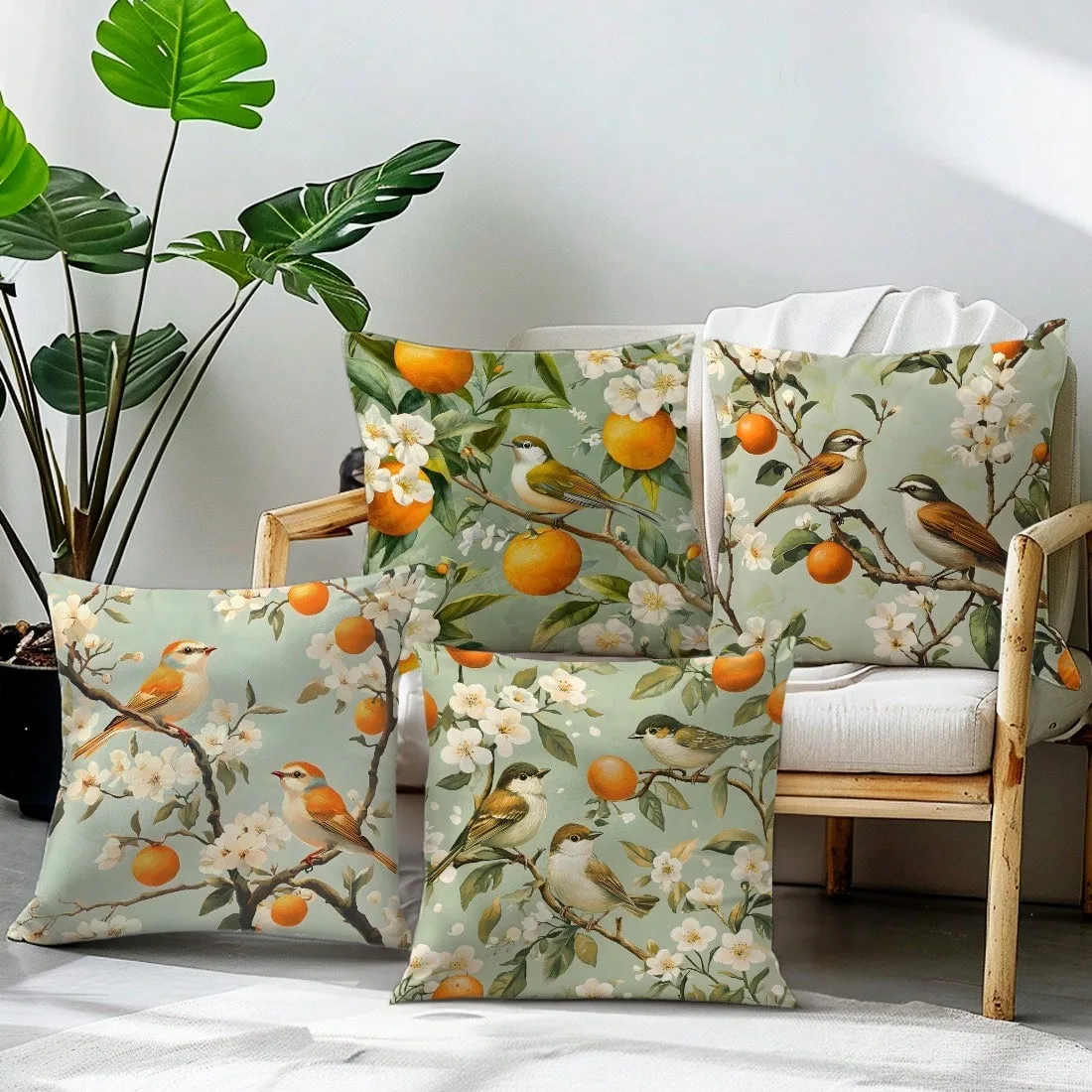 Orange Tree Bird Classical Chinese Decorative Pillow Luxury Double sided Printed Pillow Cover
Orange Tree Bird Classical Chinese Decorative Pillow Luxury Double sided Printed Pillow Cover
