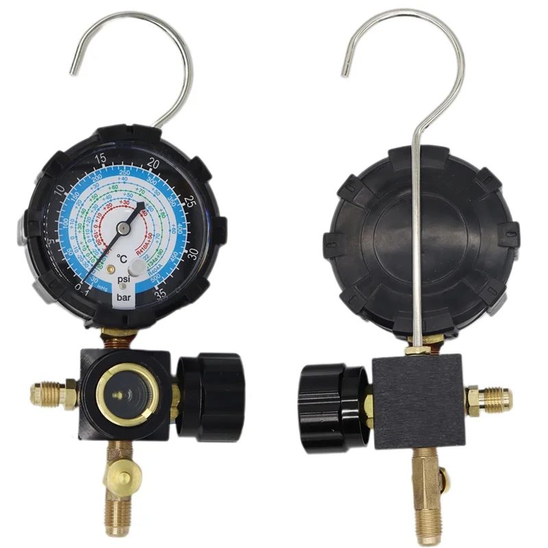 AB56-Air Conditioner Refrigerant Pressure Gauge For R410A 134A R22 R404A A/C Diagnostic Refrigerant Charging Tool
AB56-Air Conditioner Refrigerant Pressure Gauge For R410A 134A R22 R404A A/C Diagnostic Refrigerant Charging Tool