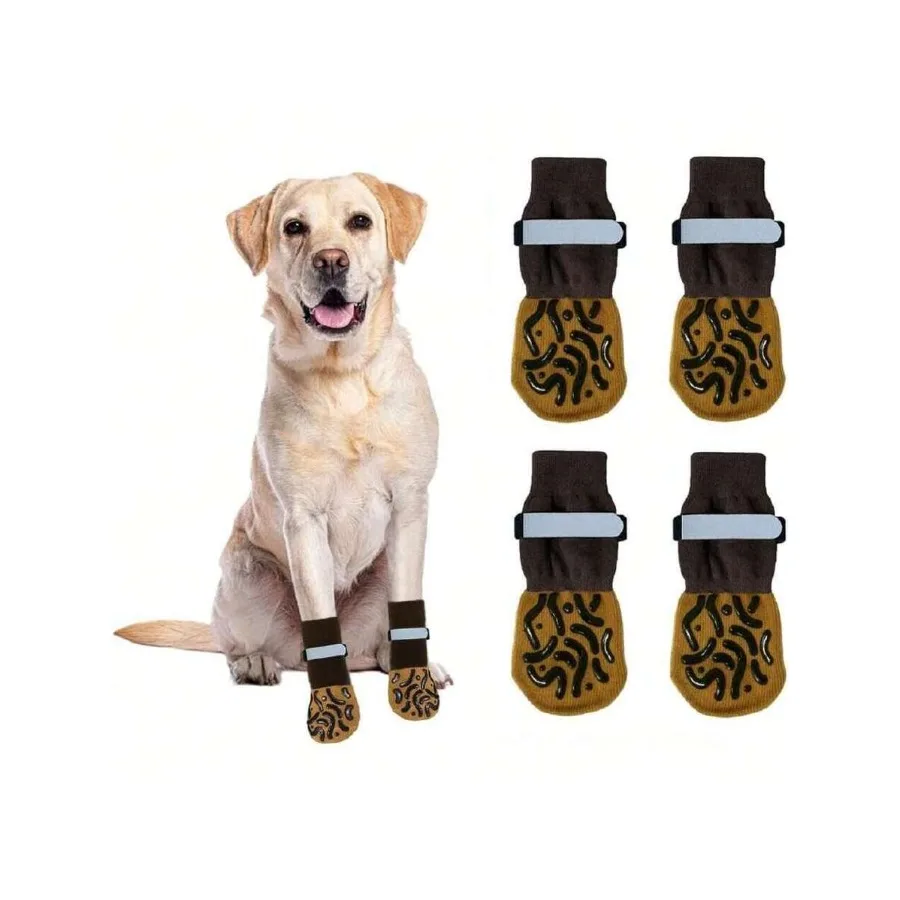 【New Arrival】Non-Slip Dog Socks with Reflective Straps, Warm Paw Protectors for Large Dogs, Anti-Skid Socks for Indoor Use
【New Arrival】Non-Slip Dog Socks with Reflective Straps, Warm Paw Protectors for Large Dogs, Anti-Skid Socks for Indoor Use