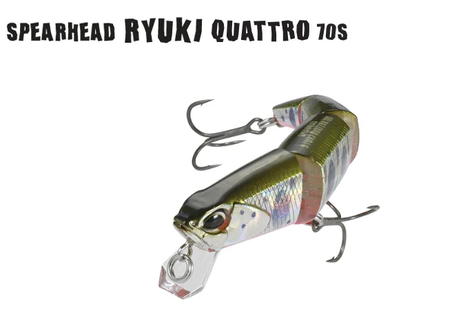 Japanese DUO SPEARHEAD 70S Spearhead Multi-section Fish 4 Section Mino 5.7g, Trout Lure Bait Submerged
Japanese DUO SPEARHEAD 70S Spearhead Multi-section Fish 4 Section Mino 5.7g, Trout Lure Bait Submerged