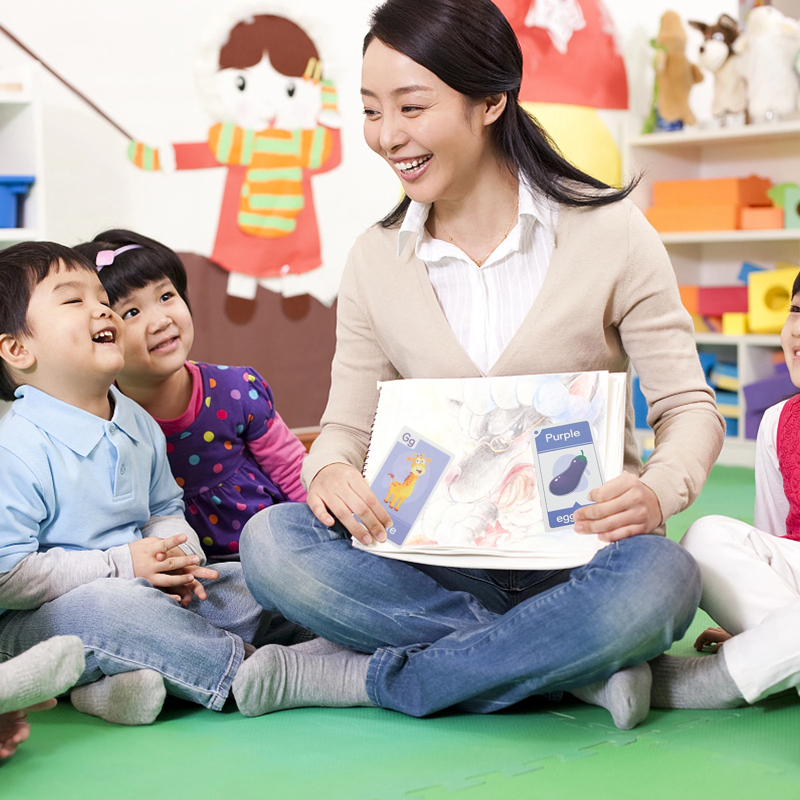 Early Education Flashcards Kids Learning Toy Words Shapes Colors Numbers Letters Safe Paper Portable Size Children 3-6 Cognitive
Early Education Flashcards Kids Learning Toy Words Shapes Colors Numbers Letters Safe Paper Portable Size Children 3-6 Cognitive