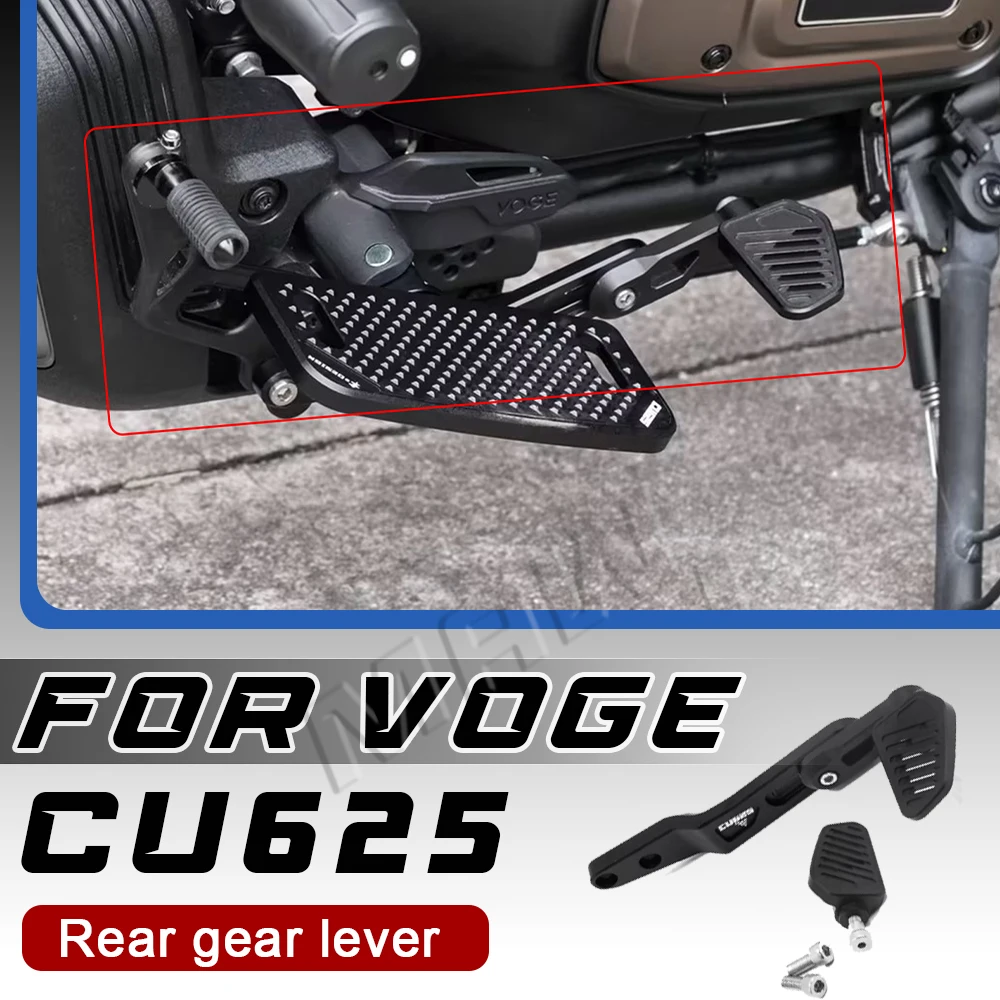 Rear gear lever shift lever front and rear pedals. For VOGE CU625 non-destructive installation.
Rear gear lever shift lever front and rear pedals. For VOGE CU625 non-destructive installation.