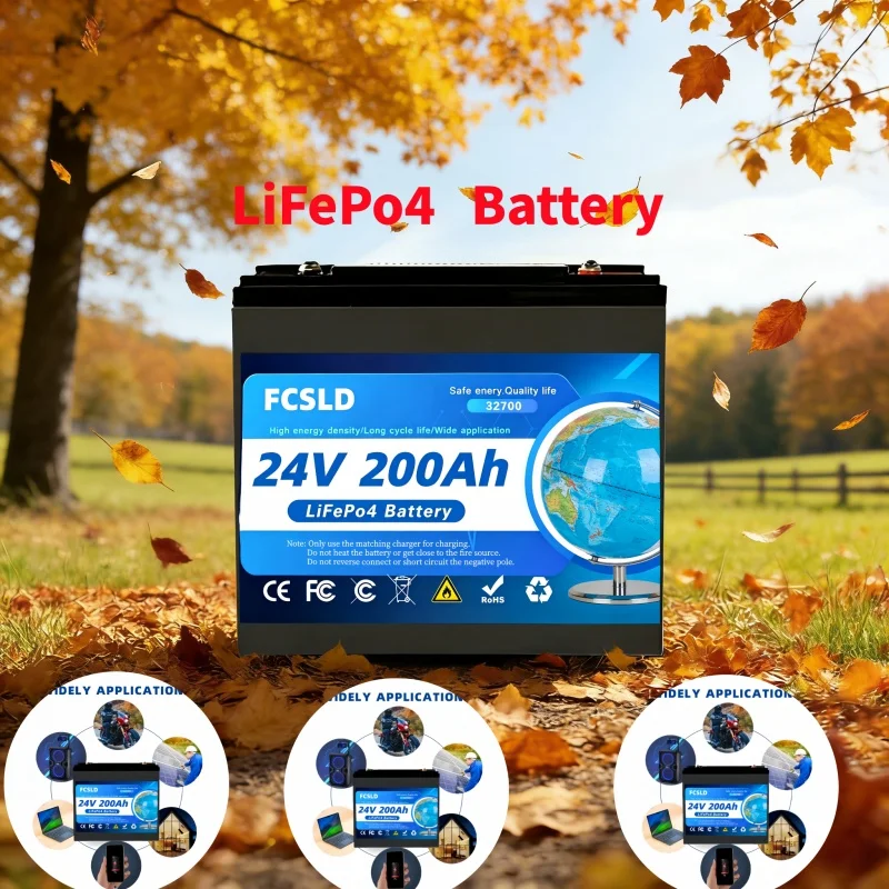 32700 LiFePO4 24V 100Ah-200Ah Battery has built-in 200A rechargeable Ferrous Lithium Phosphate Solar Off-grid Battery.
32700 LiFePO4 24V 100Ah-200Ah Battery has built-in 200A rechargeable Ferrous Lithium Phosphate Solar Off-grid Battery.