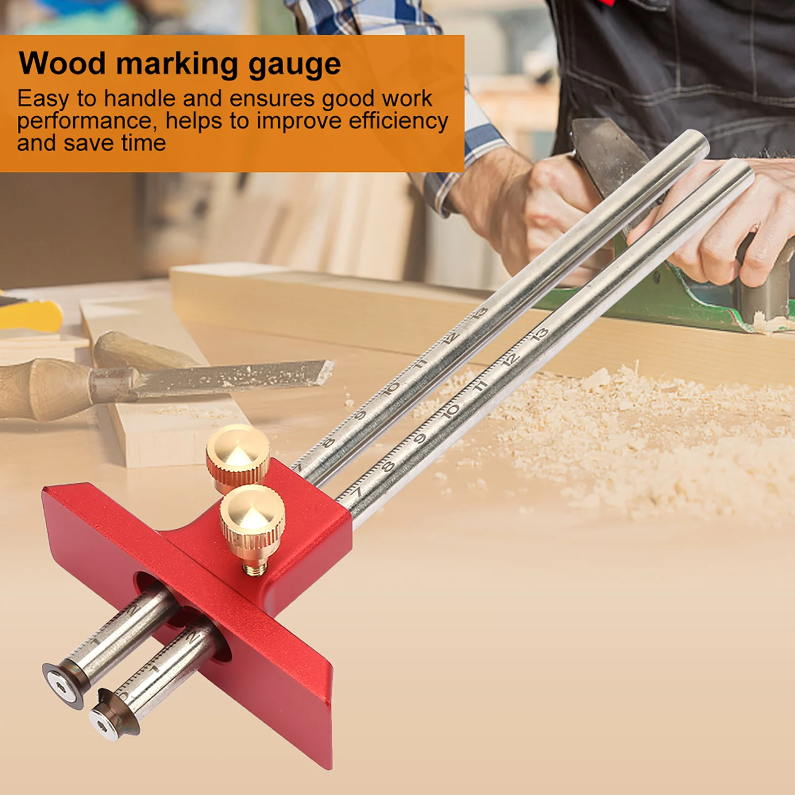 Double head scriber Stainless Steel Woodworking Double Head Scriber Ruler Marking Gauge Wood Scribe Tool Carpentry
Double head scriber Stainless Steel Woodworking Double Head Scriber Ruler Marking Gauge Wood Scribe Tool Carpentry