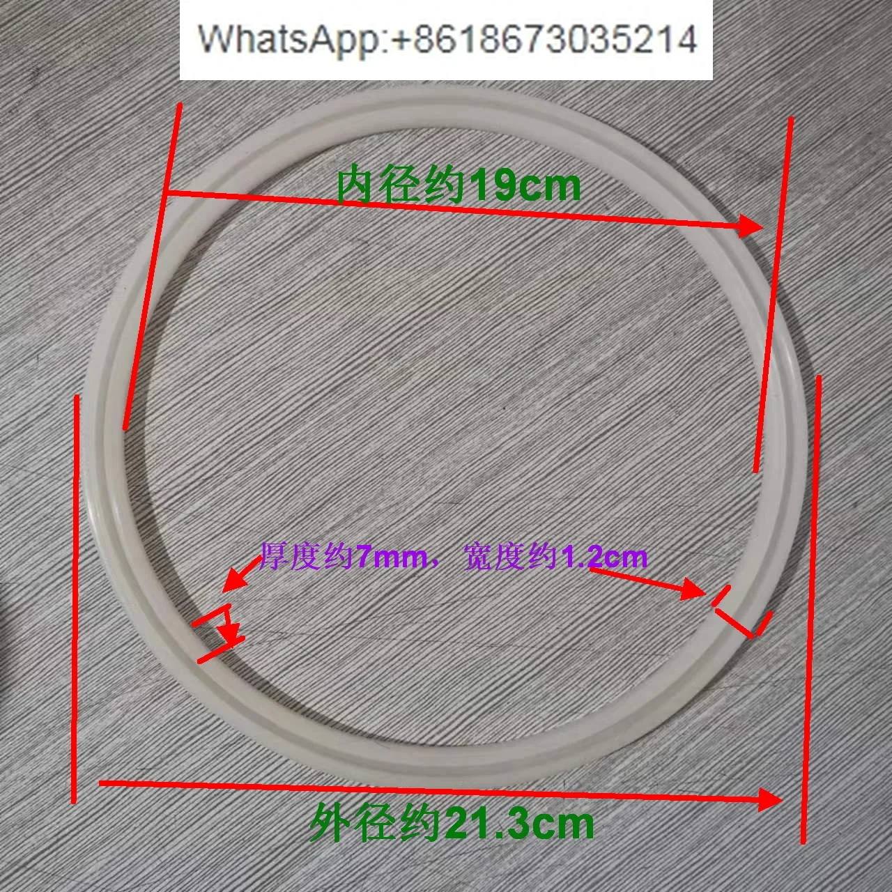 10PCS Milking machine Milk bucket Sealing ring Milk transport tank Silicone gasket 196mm caliber gasket
10PCS Milking machine Milk bucket Sealing ring Milk transport tank Silicone gasket 196mm caliber gasket