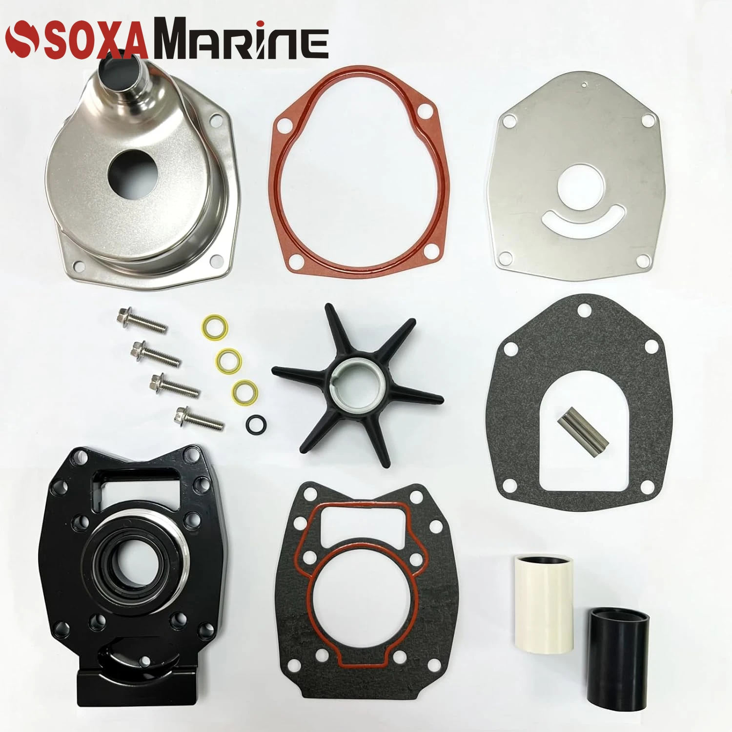 46-43024A6 Mercury 60-125 HP EFI Bigfoot 4 Stroke Outboard Water Pump Repair Kit
46-43024A6 Mercury 60-125 HP EFI Bigfoot 4 Stroke Outboard Water Pump Repair Kit