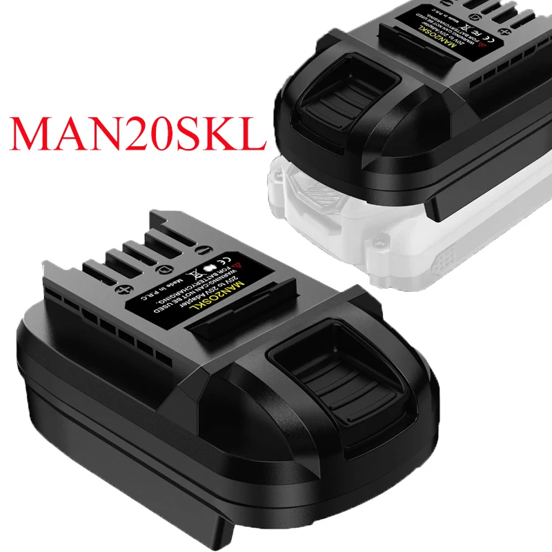 Battery Converter Adapter MAN20SKL for SKIL PWR CORE 20 20V Battery Power Tools Compatible for Craftsman V20 System Batteries
Battery Converter Adapter MAN20SKL for SKIL PWR CORE 20 20V Battery Power Tools Compatible for Craftsman V20 System Batteries