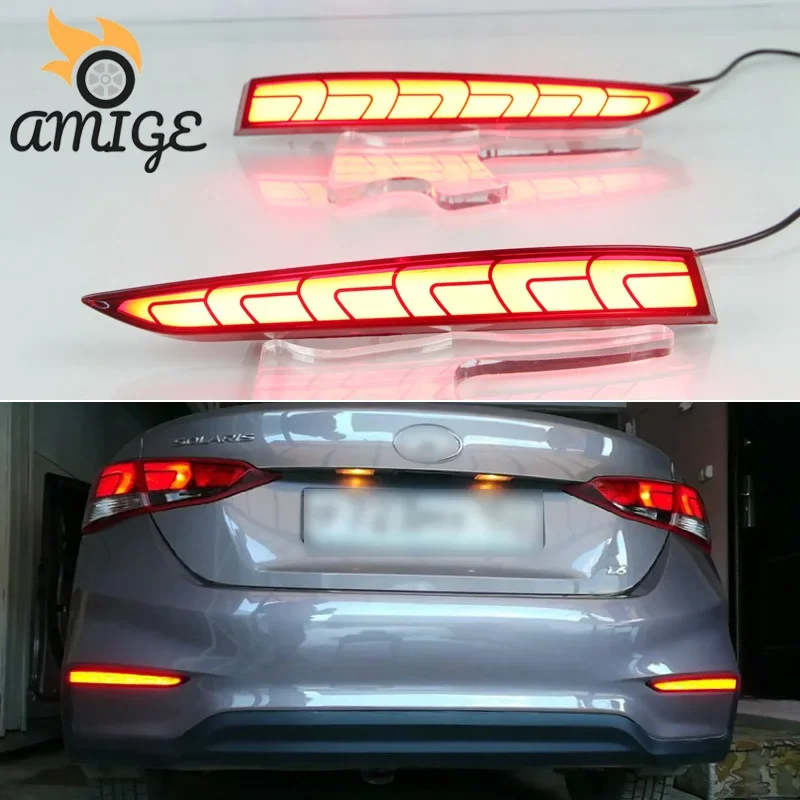 Car LED Taillights Rear Fog Lamps For Hyundai Solaris Accent 2017 2018 2019 Tail Light Back Lamps Brake Light Reflector
Car LED Taillights Rear Fog Lamps For Hyundai Solaris Accent 2017 2018 2019 Tail Light Back Lamps Brake Light Reflector