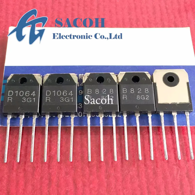 Made In China 10Pairs(20Pcs)/Lot 2SB828 B828 + 2SD1064 D1064 TO-3P NPN + PNP Epitaxial Planar Silicon Transistors
Made In China 10Pairs(20Pcs)/Lot 2SB828 B828 + 2SD1064 D1064 TO-3P NPN + PNP Epitaxial Planar Silicon Transistors