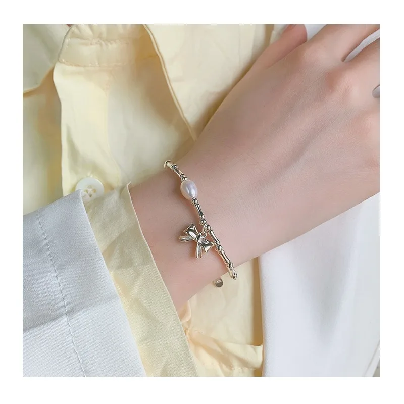 Kalaini Cold Wind Pearl Bow Bracelet Internet Celebrity Bracelet Butterfly Bracelet
Kalaini Cold Wind Pearl Bow Bracelet Internet Celebrity Bracelet Butterfly Bracelet