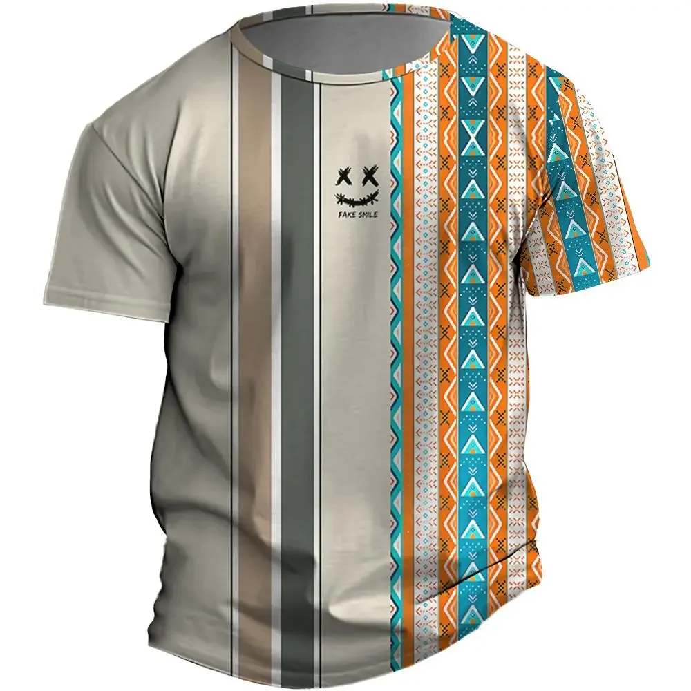 Striped Ethnic Style 3D Print Plus Size Men's T-shirt Sport Quick Drying Breathable Casual Retro Street Outdoor Short Sleeve
Striped Ethnic Style 3D Print Plus Size Men's T-shirt Sport Quick Drying Breathable Casual Retro Street Outdoor Short Sleeve