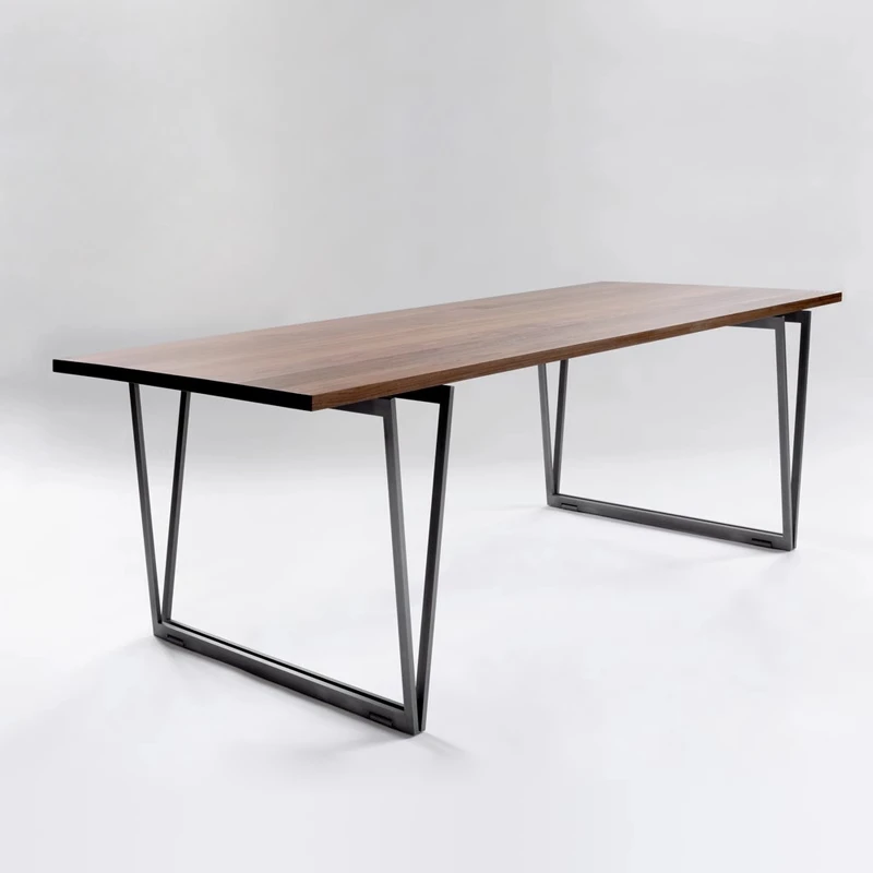 V-shaped design wrought iron table foot bracket computer desk leg minimalist style desk bracket Bauhaus style support foot
V-shaped design wrought iron table foot bracket computer desk leg minimalist style desk bracket Bauhaus style support foot