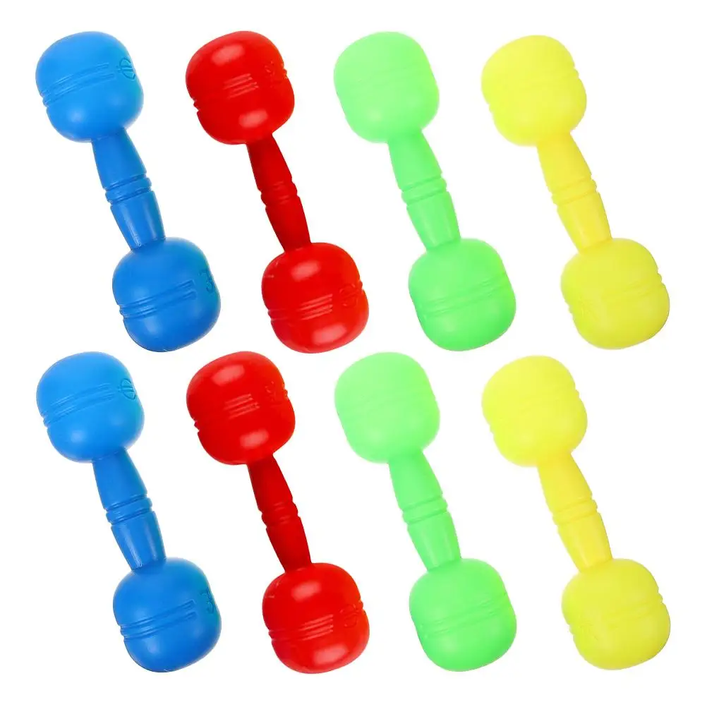 4 Pairs Dumbbells PVC Plastic Weight Set Equipment Toddler Pretend Play Weights Fitness Toy Sound Dumbbells
4 Pairs Dumbbells PVC Plastic Weight Set Equipment Toddler Pretend Play Weights Fitness Toy Sound Dumbbells