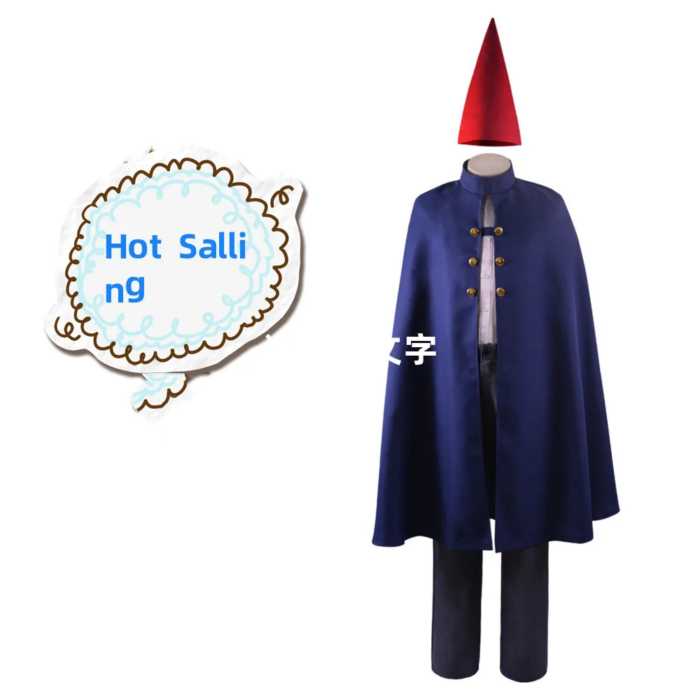 Anime Wirt Cosplay Costume Uniform Suit Gardenwall Top Pants with Cape for Adult Women Men Halloween Masquerade Party Outfits
Anime Wirt Cosplay Costume Uniform Suit Gardenwall Top Pants with Cape for Adult Women Men Halloween Masquerade Party Outfits