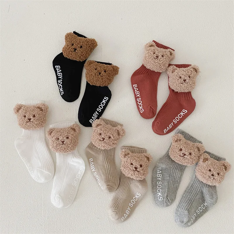 New Baby Socks Kids Toddler Boys Knee High Long Soft Cotton Cute Bear Children Socks Baby Girl Socks 2-8 Years Winter Clothes
New Baby Socks Kids Toddler Boys Knee High Long Soft Cotton Cute Bear Children Socks Baby Girl Socks 2-8 Years Winter Clothes
