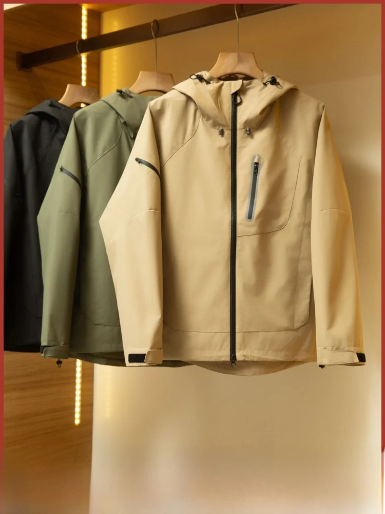 Водонепроницаемая ветрозащитная мужская уличная повседневная парка с капюшоном Jaet со светоотражающими полосками, осенняя универсальная парка на фей-подкладке
Водонепроницаемая ветрозащитная мужская уличная повседневная парка с капюшоном Jaet со светоотражающими полосками, осенняя универсальная парка на фей-подкладке