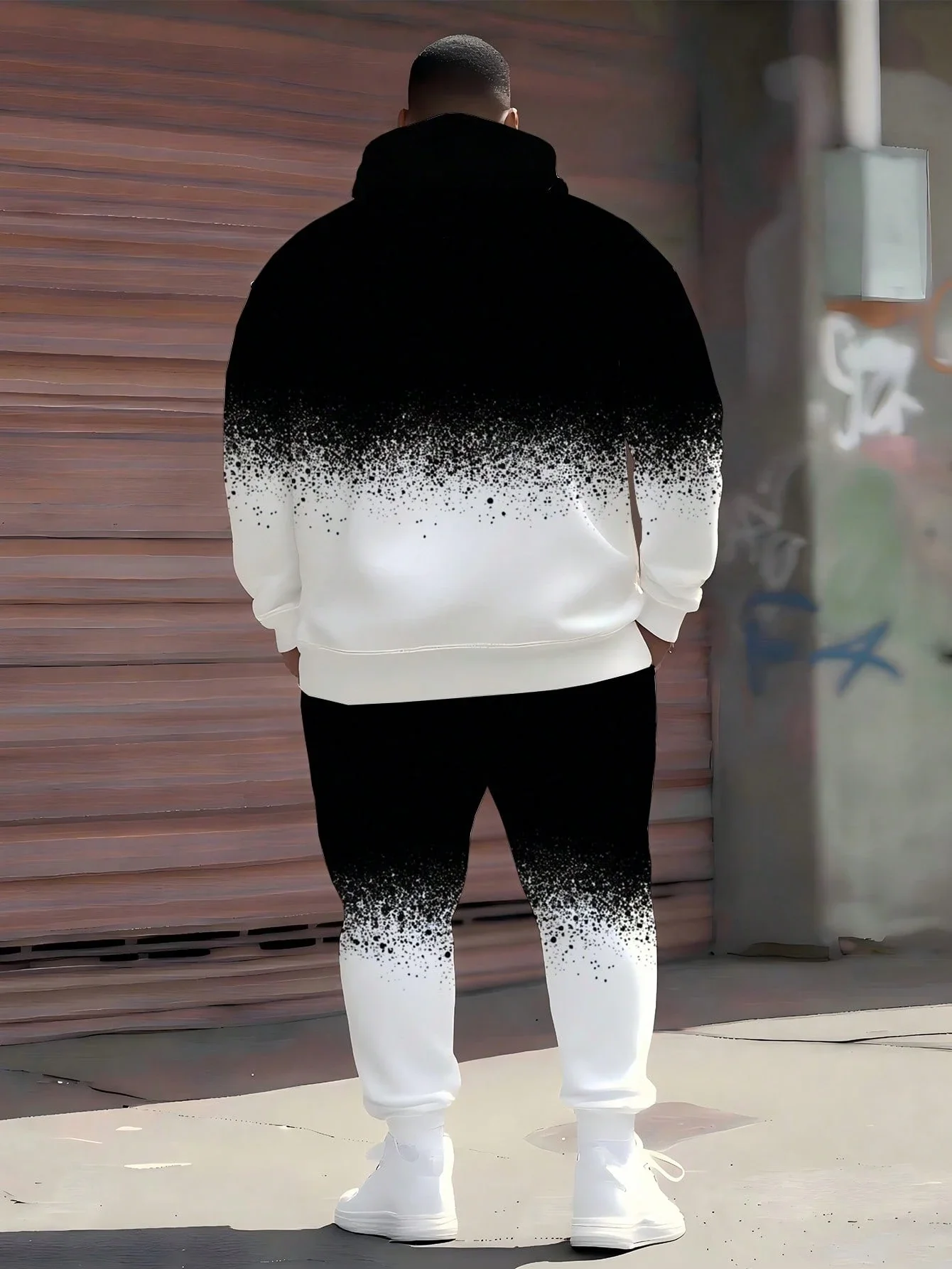 Plus Size Men's Gradient Bear Print Hoodie And Jogger Pants Set Casual Streetwear Tracksuit
Plus Size Men's Gradient Bear Print Hoodie And Jogger Pants Set Casual Streetwear Tracksuit
