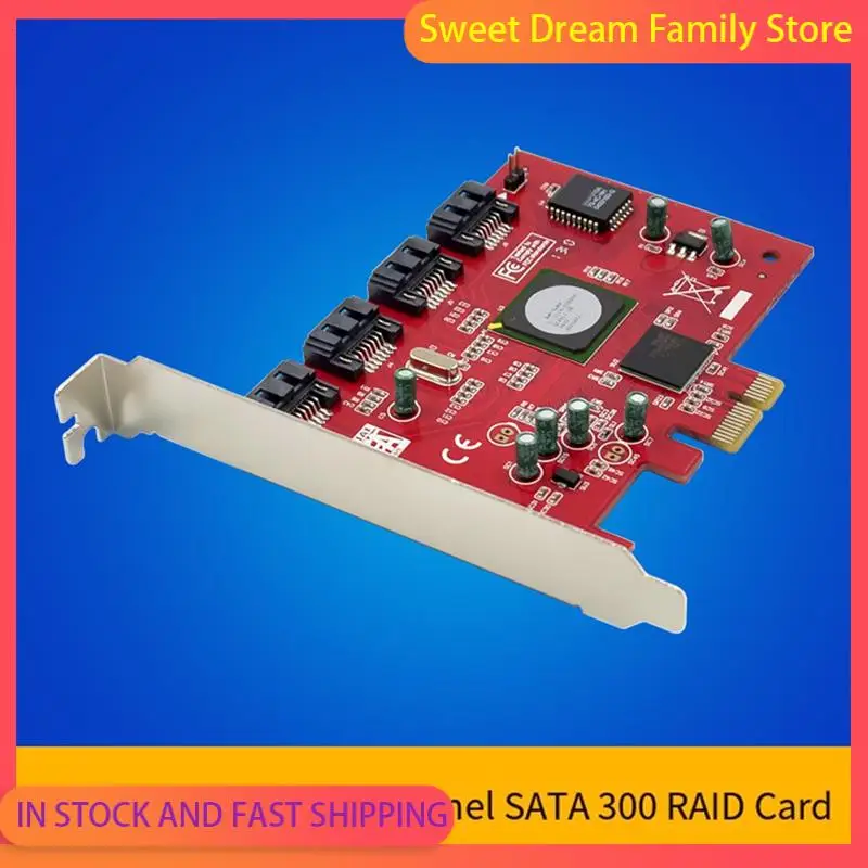 SDFC-SATA 3.0 PCI-E X1 To 4-Port RAID Card Adapter With Silicone Image SATA2.0 III Converter For Enhanced Storage Expansion Solu
SDFC-SATA 3.0 PCI-E X1 To 4-Port RAID Card Adapter With Silicone Image SATA2.0 III Converter For Enhanced Storage Expansion Solu