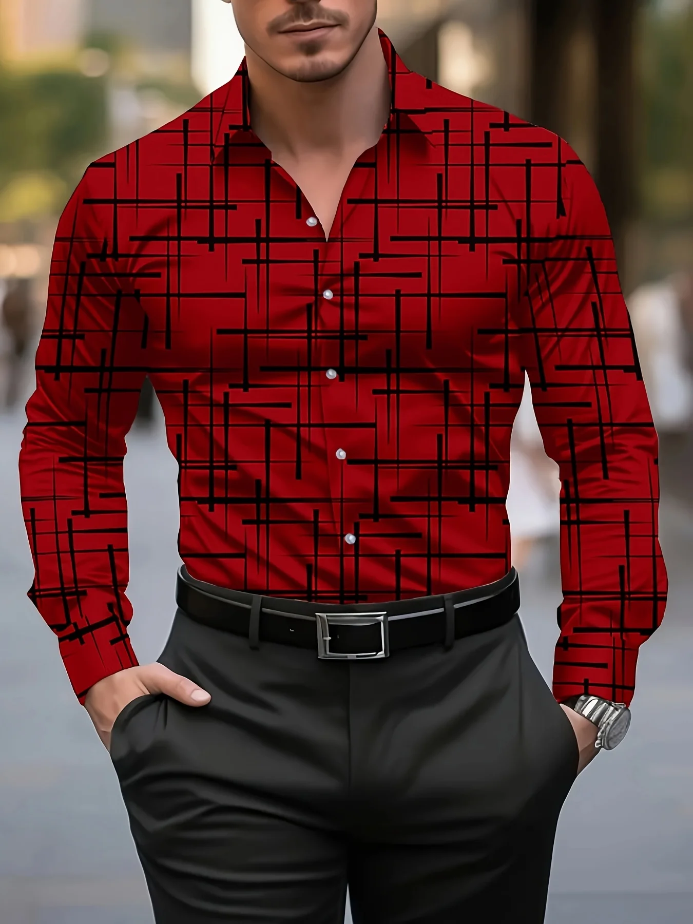 Fashion Multi-color geometry Men's Long Sleeve Shirt Casual Plaid Color Autumn Winter 3D Printed Lapel Men Shirt Unisex Clothing
Fashion Multi-color geometry Men's Long Sleeve Shirt Casual Plaid Color Autumn Winter 3D Printed Lapel Men Shirt Unisex Clothing