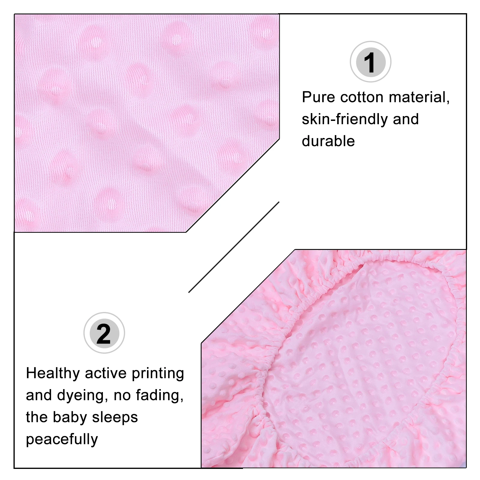 Baby Cradle Sheets Premium Fitted Sheet Soft Comfortable For Newborn Bedroom Decor Durable Washable Crib Sheet Stroller Bed 
Baby Cradle Sheets Premium Fitted Sheet Soft Comfortable For Newborn Bedroom Decor Durable Washable Crib Sheet Stroller Bed